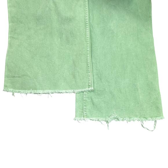 ZARA The Marine Sailor Straight Leg Size 6 Mint Green - Picture 8 of 9